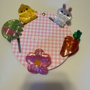 NWT Piper-K hair clips.